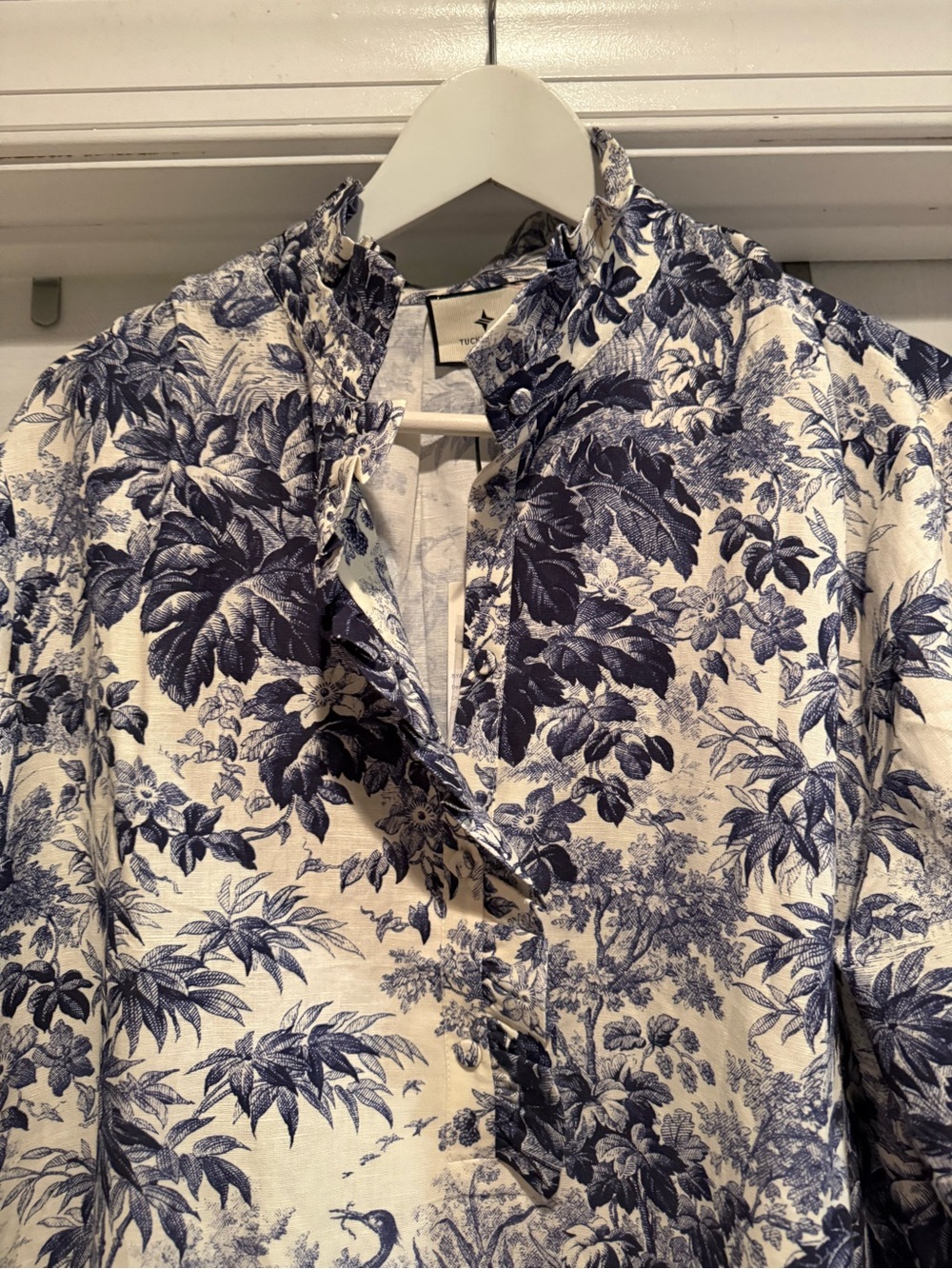 Tuckernuck Navy Blue Toile Tate Dress - Picture 5 of 11